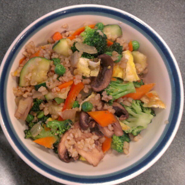 Vegetable Fried Rice (Vegetable Fried Rice)